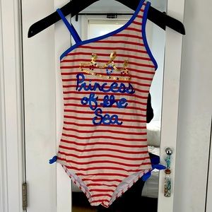 Lands End 10S One-Piece Swimsuit Bathing Suit